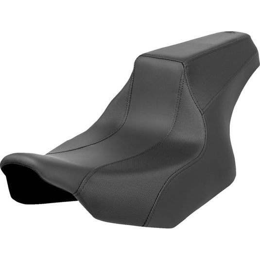 Saddlemen FD82307 FXR Division Signature Series Seat- Black w/ Perforated Inserts