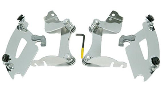 Memphis Shades MEK1976 Trigger-Lock Mount Kit for Bullet Fairing - Polished