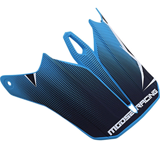Moose Racing Visor for F.I. Helmets - Agroid Black/Navy