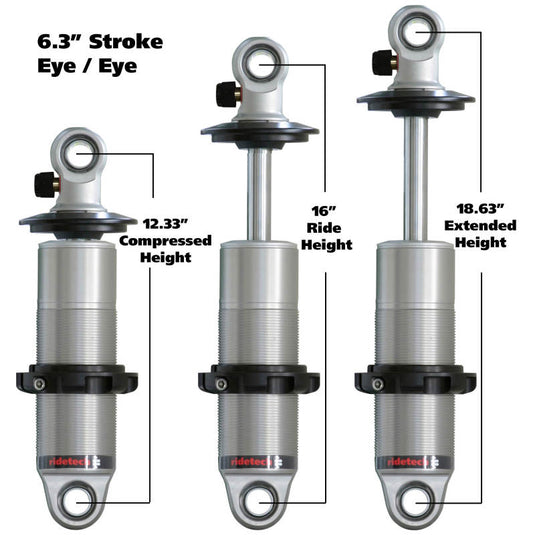 Ridetech 24169901 RID HQ Coilovers - Universal