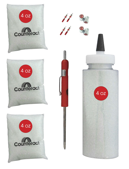 Counteract ATV-4 Tire Balancing Beads and Installation Bottle