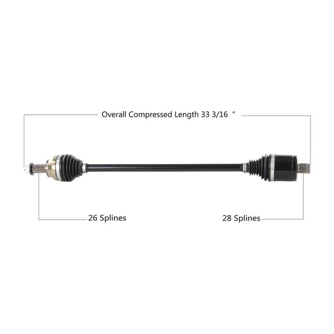 Tytaneum POL-6083HD Heavy Duty CV Axle