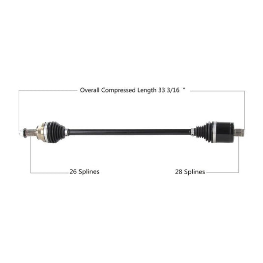 Tytaneum POL-6083HD Heavy Duty CV Axle