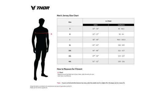 Thor Sportmode Carbon Jersey (Medium, Electric Blue/Powder Blue)