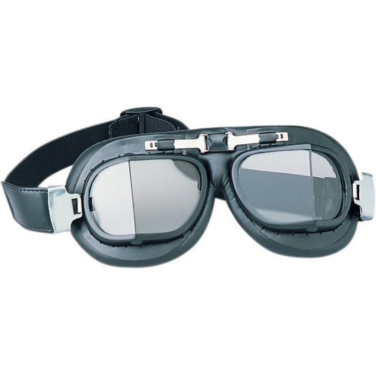 Drag Specialties Red Baron Goggles (Flat Black)