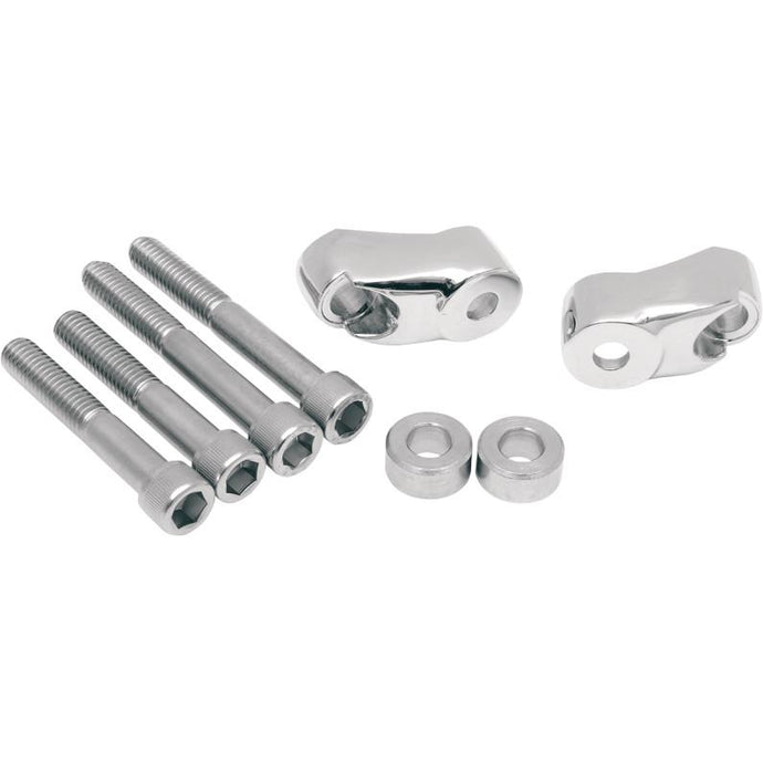 Drag Specialties 2020-0347 Short Turn Signal Mounts for 39mm/49mm Forks
