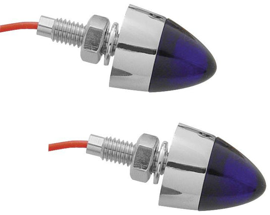 Pro-One Performance 402260 Mini Bullet LED Marker Lights - Blue Lens
