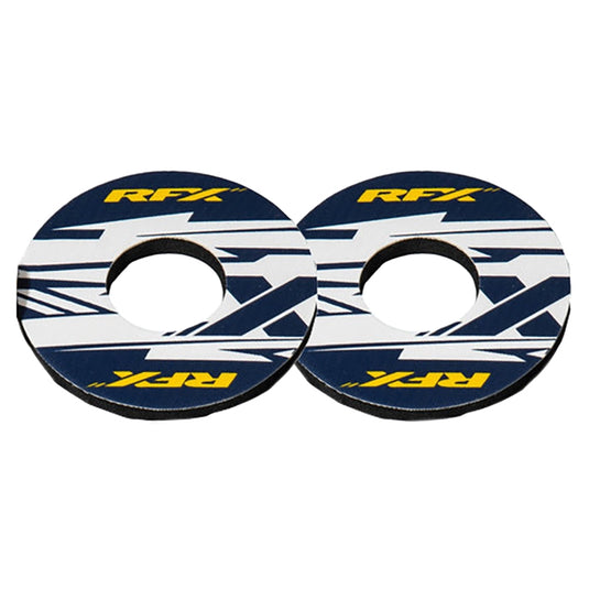 Rfx FXHG 90100 00BY Grip Donuts - Blue/Yellow
