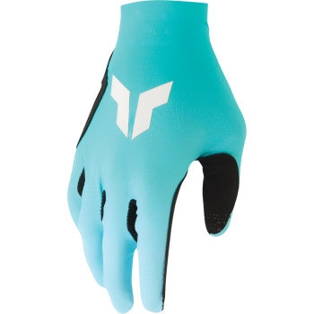 Thor Sportmode Iconic Gloves (Small, Aqua/Powder Blue)