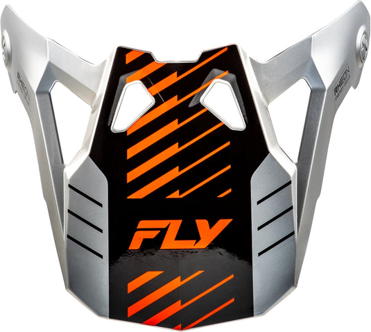 Fly Racing Visor for Fly Formula CP Slice Helmet - Gray/Orange/Black - Md-2XL