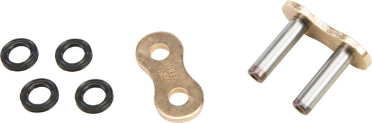 Fire Power 530FPO-MLJ/G Rivet Master Link for 530 O-Ring Heavy Duty Chain - Gold