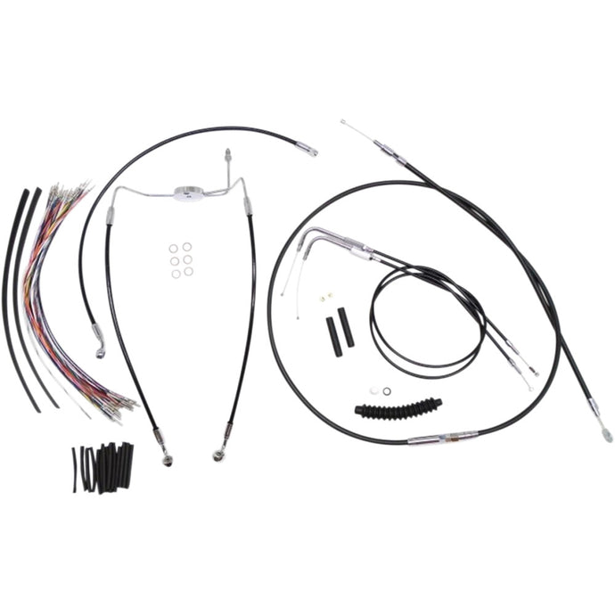 Magnum 489001 Black Vinyl XR Handlebar Installation Kit for 12-14in. Ape