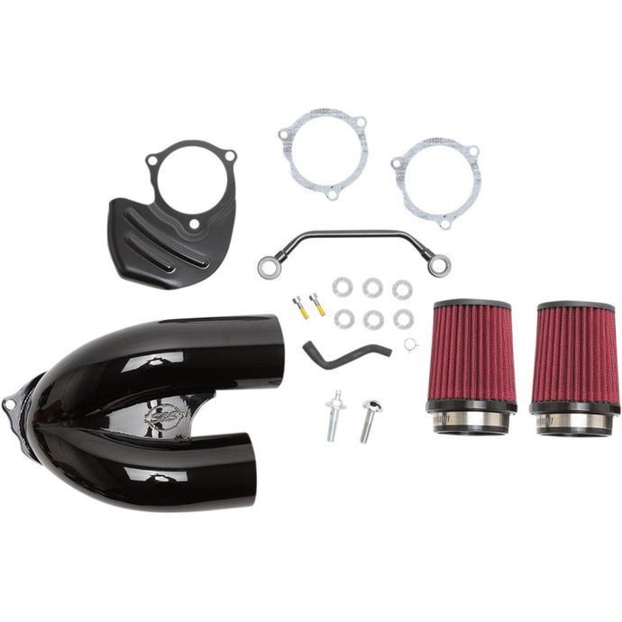 S&S Cycle 170-0567A Tuned Induction Air Cleaners - Gloss Black