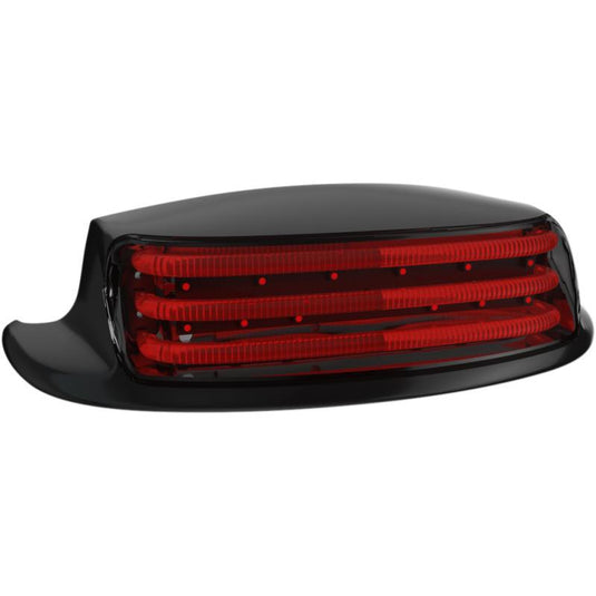 Custom Dynamics PB-FT-TOUR-R-B Probeam Rear Fender Tip Lights - Gloss Black Finish, Red Lens