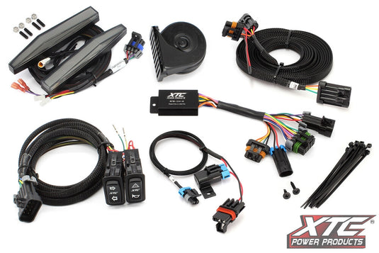 Xtc Power Products ATS-POL-RBU-DRL Auto Turn Signal Kit - with Horn and Front DRL Lights Can