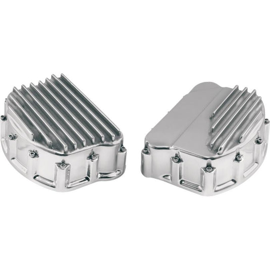 Custom Cycle FRC 2003-2 Finned Panhead Rocker Covers - Polished