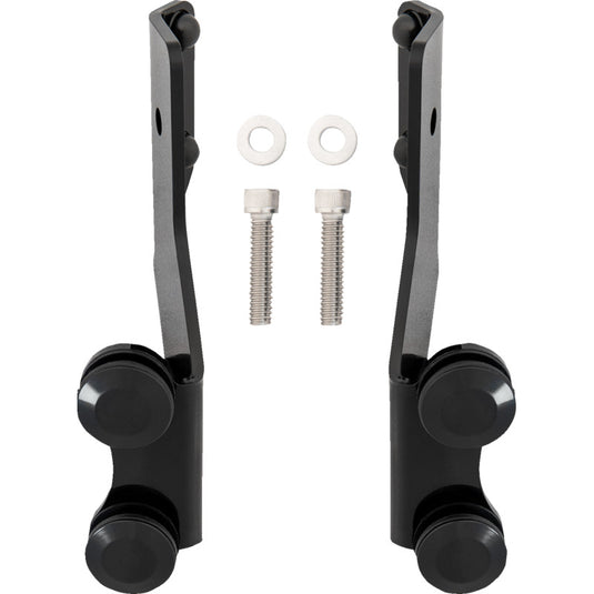 Memphis Shades MEB9995 Lowers Mount Kit for Fats/Slim and Sportshield - Black