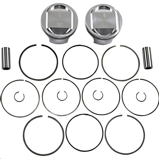 J.E. Pistons 324722 FSR Piston Kit - Standard Bore 3.937in., 10.5:1 Compression