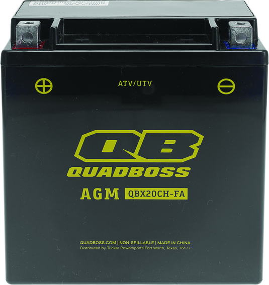 Quadboss 401386 QBS Batteries