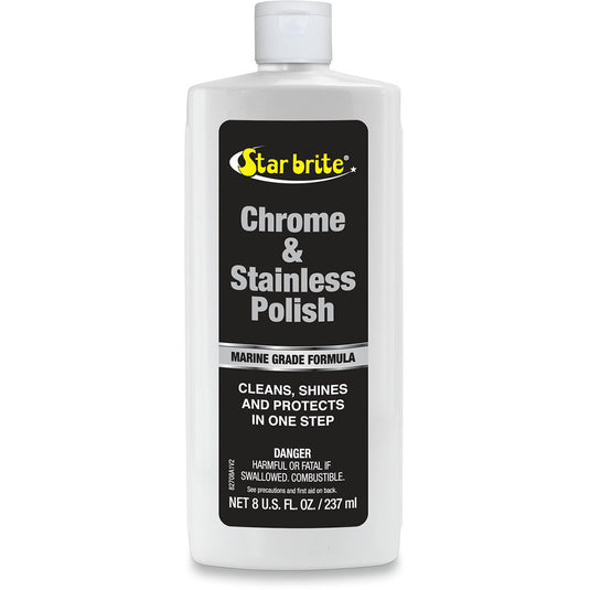 Star Brite 082708 Chrome and Stainless Polish - 8oz.