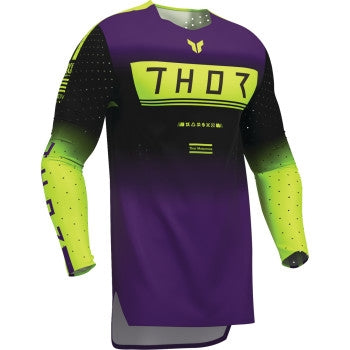 Load image into Gallery viewer, Thor Sportmode Geo Jersey (Medium, Black/Purple)
