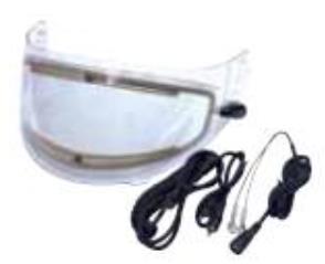 G-Max Double Lens Electric Shield for G-Max Helmet - Clear