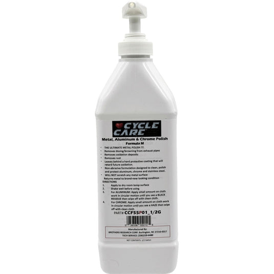 Cycle Care Formulas CCF55P01_1/2G Formula M Aluminum/Chrome Polish - 1/2gal.