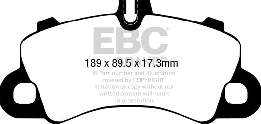 Ebc DP42379R EBC Yellowstuff Brake Pad Sets
