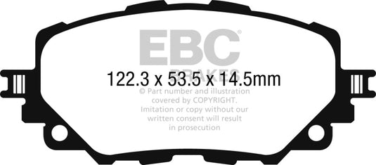 Ebc DP22263 EBC Greenstuff Brake Pad Sets
