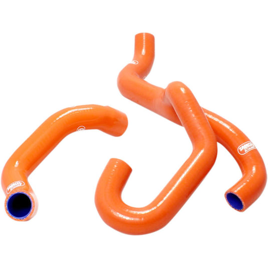 Samco Sport KTM-65-ORG Radiator Hose Kit - Orange (Y Piece Race Design)