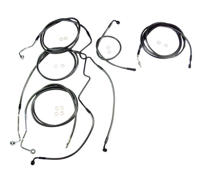 Magnum 487844 Black Pearl Handlebar Installation Kit for 10in. Ape