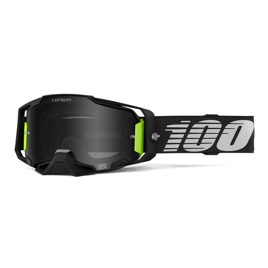 100% Armega Hiper Goggles (One Size Fits Most, Tetsumi / Black Mirror Lens)