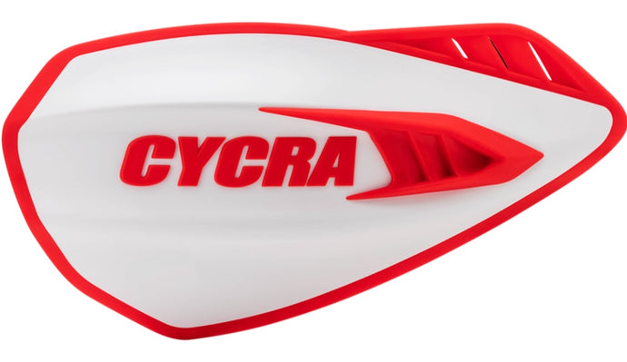 Cycra 1CYC-0056-239 Cyclone Handguards - White/Red