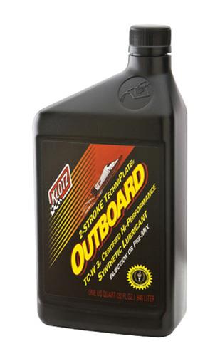 Klotz Oil KL-332 Outboard Oil Techniplate  TC-W3 - 1qt.