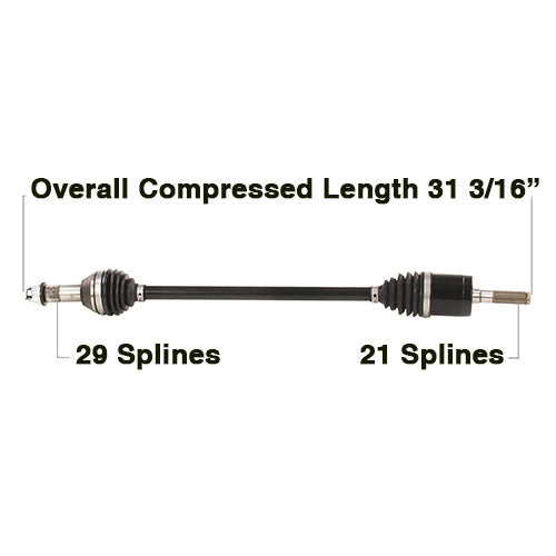 Tytaneum CAN-6084HD Heavy Duty CV Axle
