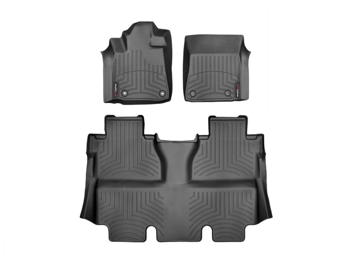 Weathertech 444081-440938 WT FloorLiner - Front - Blk