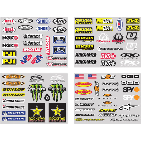 Factory Effex Iron-On Sponsor Kit