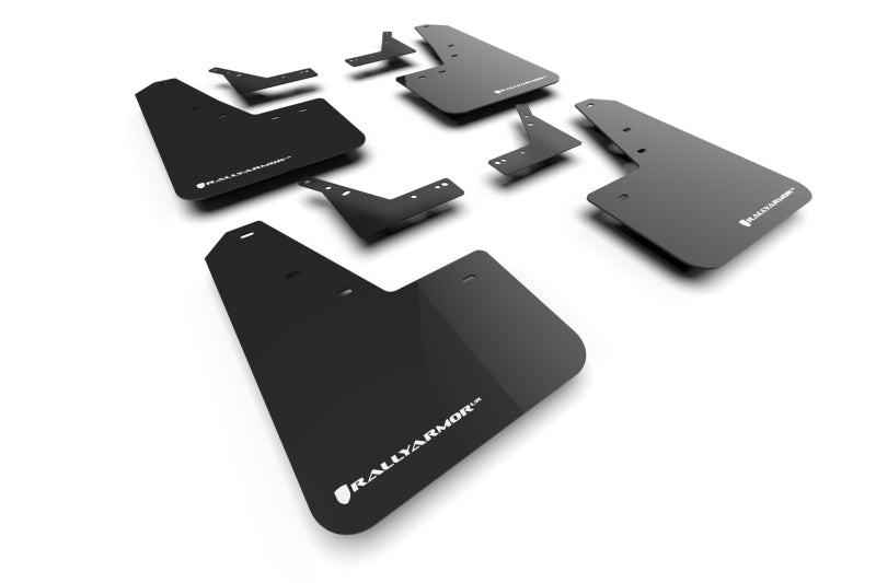 Load image into Gallery viewer, Rally Armor MF128-UR-BLK-WH RAL UR Blk Flap/Wht Logo
