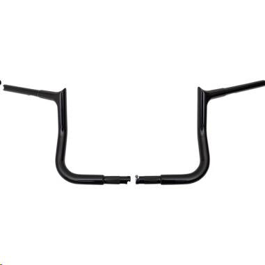 Fat Baggers, Inc. 905010-B 1-1/4in. EZ Install Pointed Top Handlebars - Gloss Black
