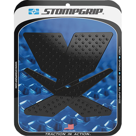 Stompgrip 55-10-0089-1B Volcano Profile Traction Tank Grip - Street - Black