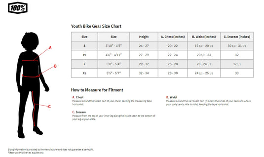 100% Ridecamp Youth Jersey