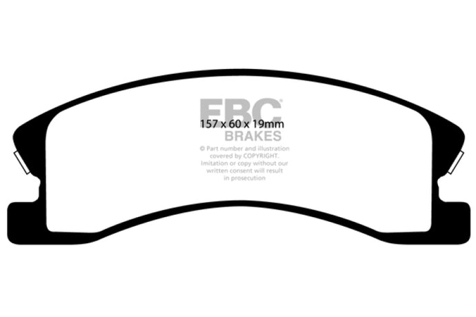 Ebc DP41664R EBC Yellowstuff Brake Pad Sets