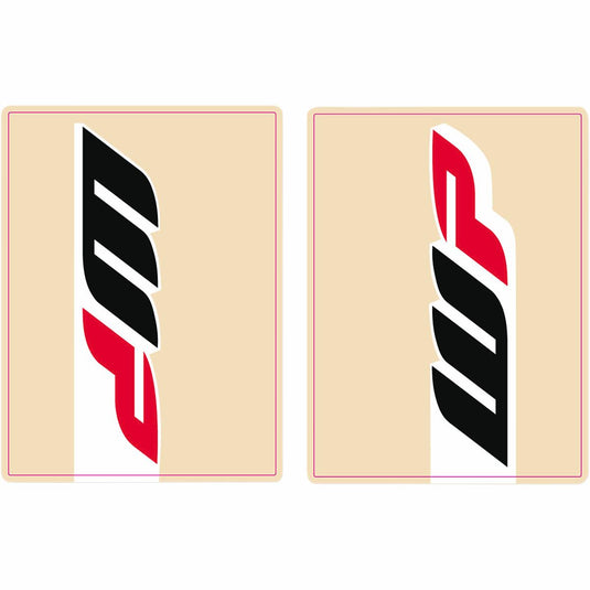 Flu Designs Inc. 01021 Upper Fork WB Decal - Black/Red/White