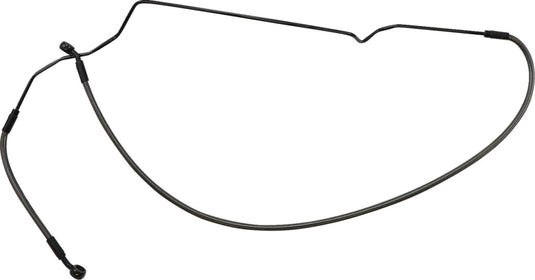 Magnum AS475033 Braided Front Brake Line - +2in. / +4in. - Black Pearl