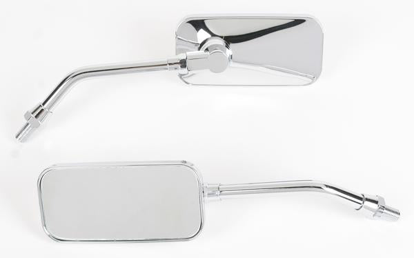 Emgo 20-42470 EL Chico Cruiser Mirror - 2in.H x 4 3/4in. W, 10mm Thread