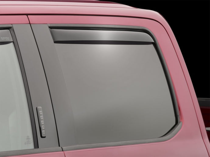 Weathertech 81765 WT Deflector - Rear - Drk Smk