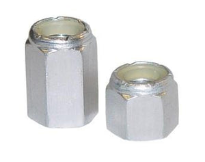 Woodys ALN2-7000-M Big Nuts with Nylon Inserts - 1.450in. and Longer Stud Length - 5/16in. Thread