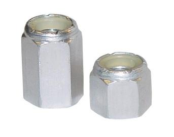 Woodys ALN2-7000-M Big Nuts with Nylon Inserts - 1.450in. and Longer Stud Length - 5/16in. Thread