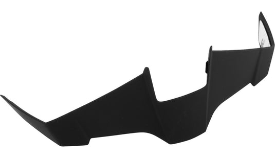 Icon Rear Spoiler for Threshold Helmet - Matte Black - Md/3XL