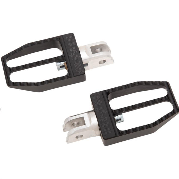 Thrashin Supply Company TSC-2019-1-SF Militant Driver Footpegs - Black Anodized